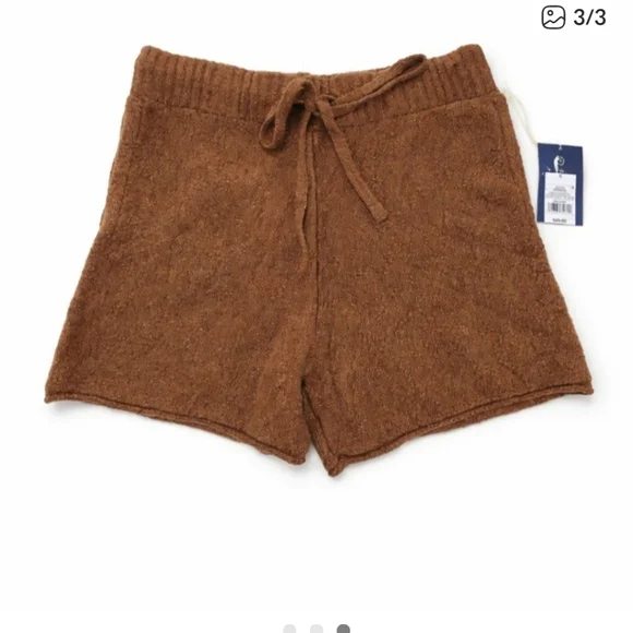 Universal Thread Brown Knit Women Shorts, NWT - Picture 2 of 2
